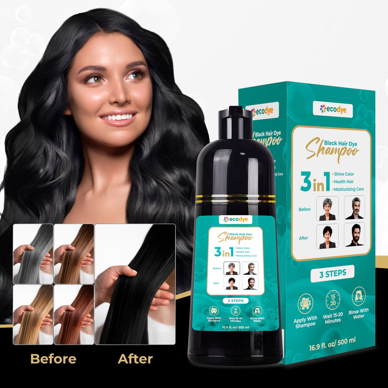 Ecodye - Black Hair Dye Shampoo