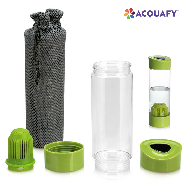 Acquafy - Alkaline Water Bottle 550ml - White