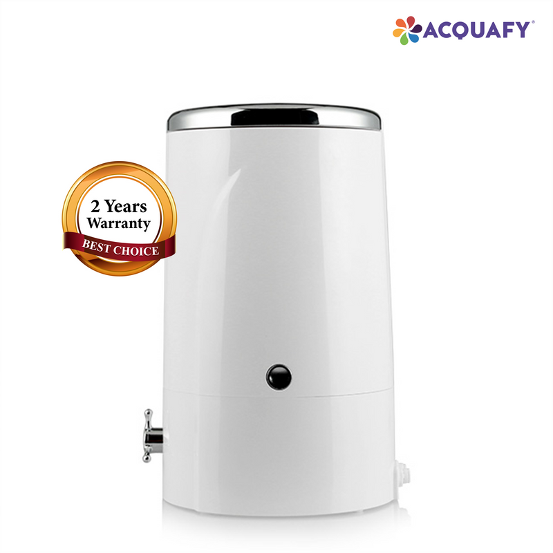 Acquafy Smart S40 Purifier - Alkaline, Ionized, Antioxidant, and Hydrogen-Rich Water - High-Performance Filtration with 4 Filter Elements & 1-Year Warranty.