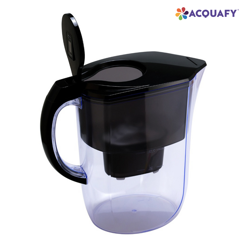 Acquafy - Portable Alkaline Water Pitcher 3.8L - Black