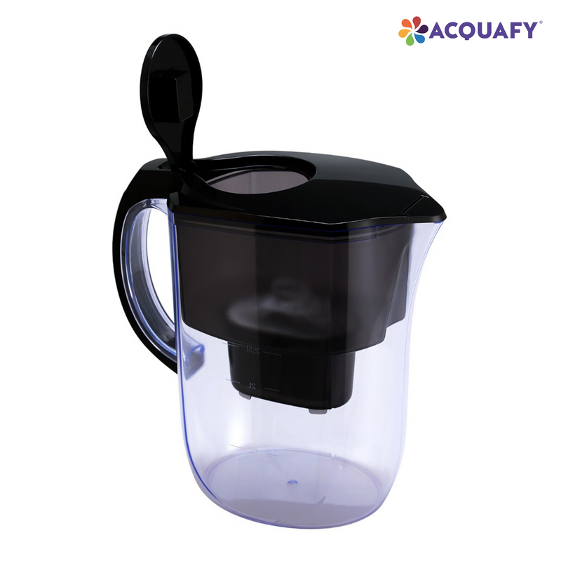 Acquafy - Portable Alkaline Water Pitcher 3.8L - Black