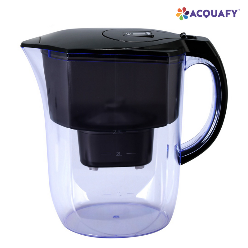 Acquafy - Portable Alkaline Water Pitcher 3.8L - Black