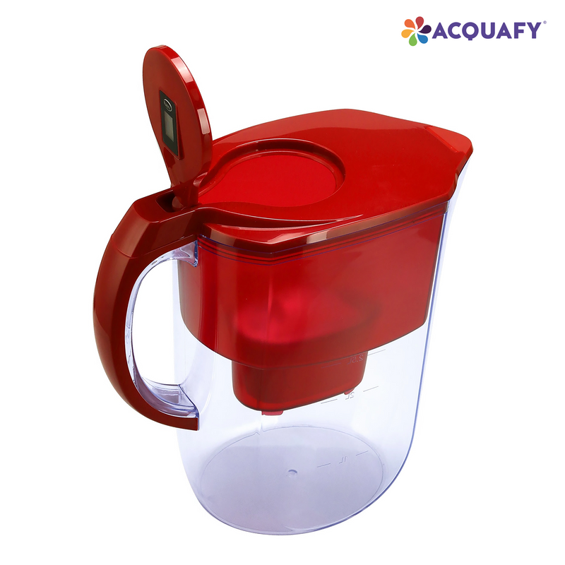 Acquafy - Portable Alkaline Water Pitcher 3.8L - Red